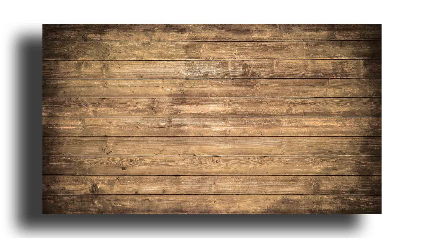Tablones de madera marrón