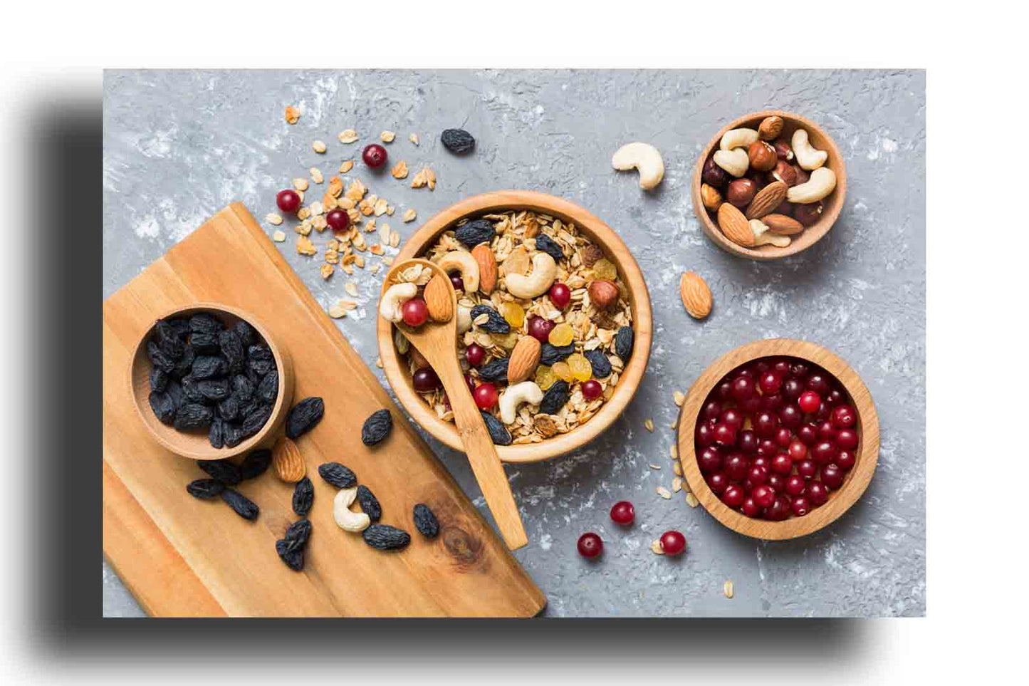 Desayuno Saludable: Granola, Muesli y Nueces