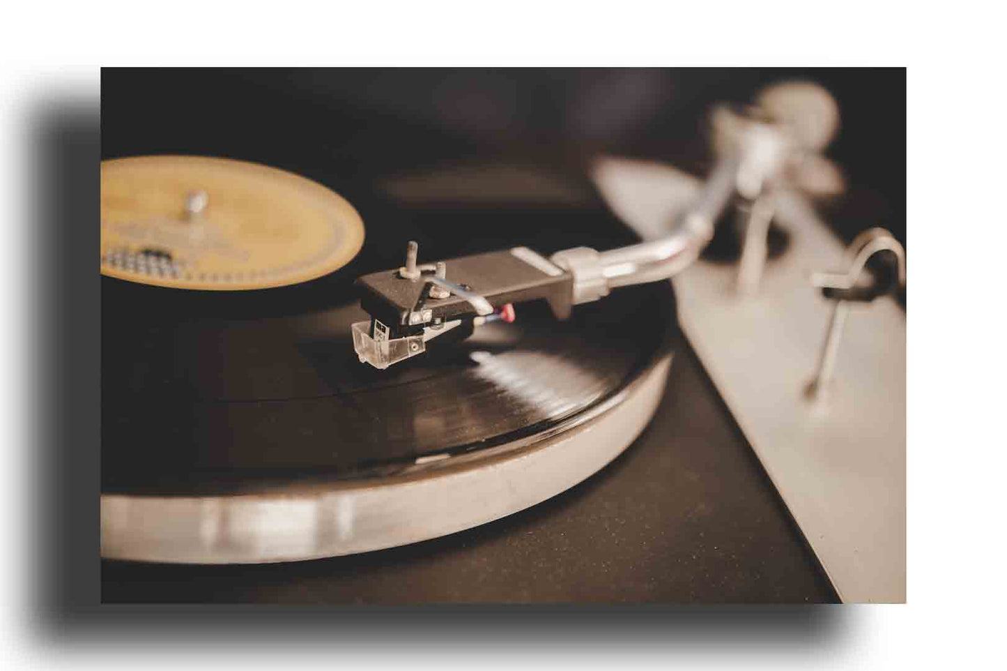 Tocadiscos Vintage en Acción