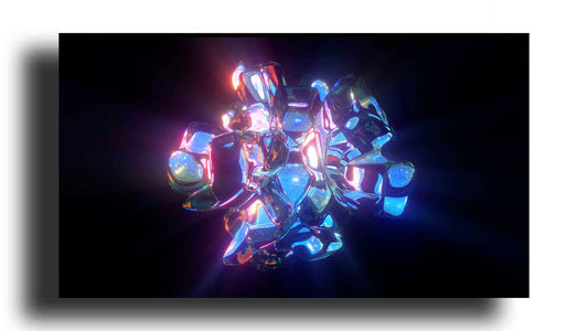 Forma abstracta renderizada en 3D