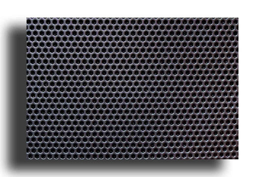 Rejilla de metal negro