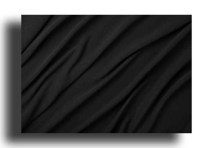 Pliegues de textil negro