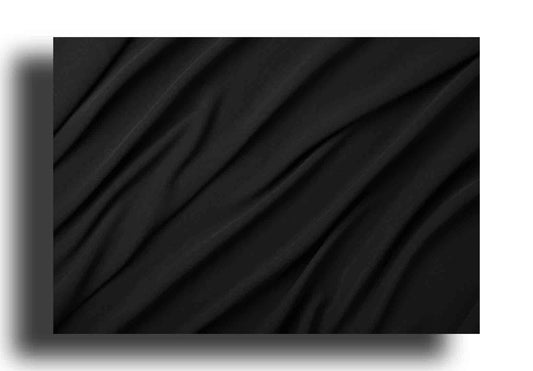 Pliegues de textil negro