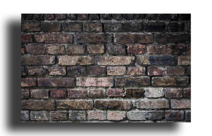 Pared de ladrillo quemado
