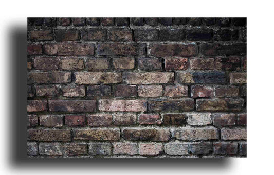 Pared de ladrillo quemado