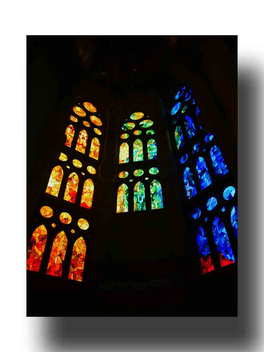 Ventana de Vitrales Coloridos