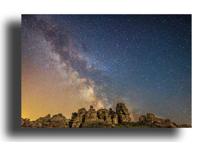 Vía Láctea sobre Hound Tor
