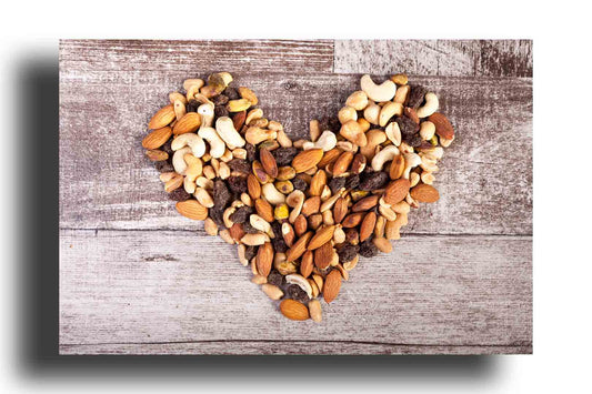 Mezcla de Nueces Saludables en Forma de Corazón