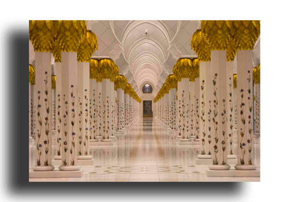Interior de la Mezquita Sheikh Zayed