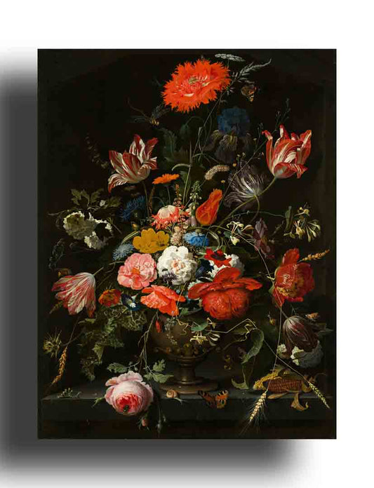 Florero en óleo